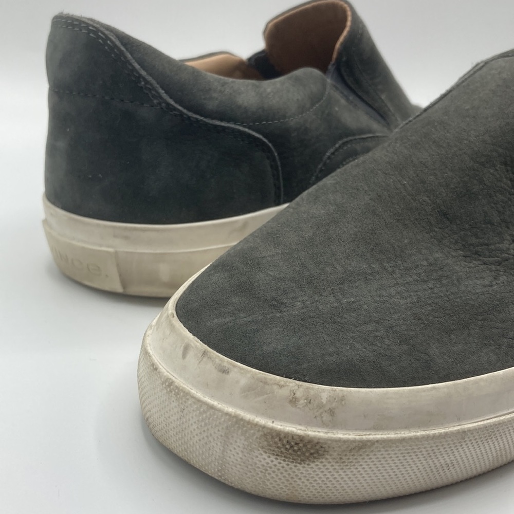 Vince Dark Grey Water Repellant Slip On Sneaker Shoes Men's Size 9.5 - Picture 3 of 13